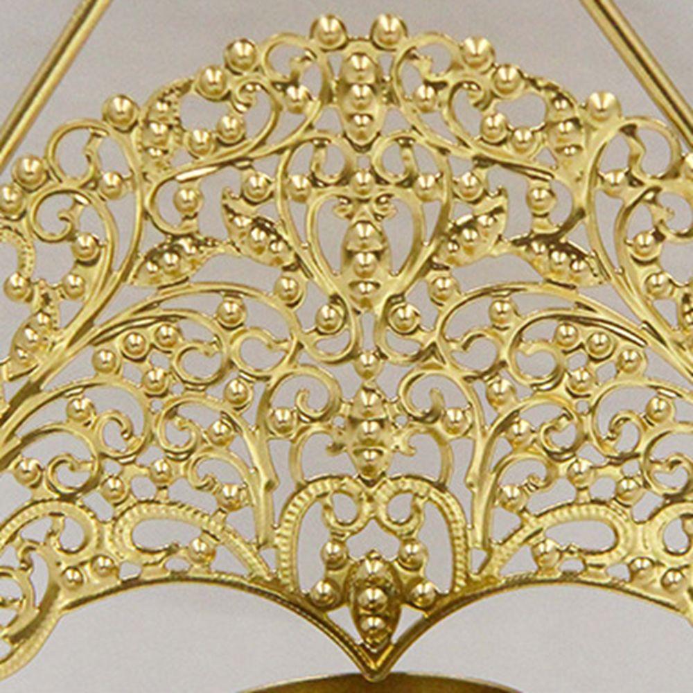 Guldmetall Träd Ljusstake Dekorativ Hängande Aromaterapi Hylla Bröllop