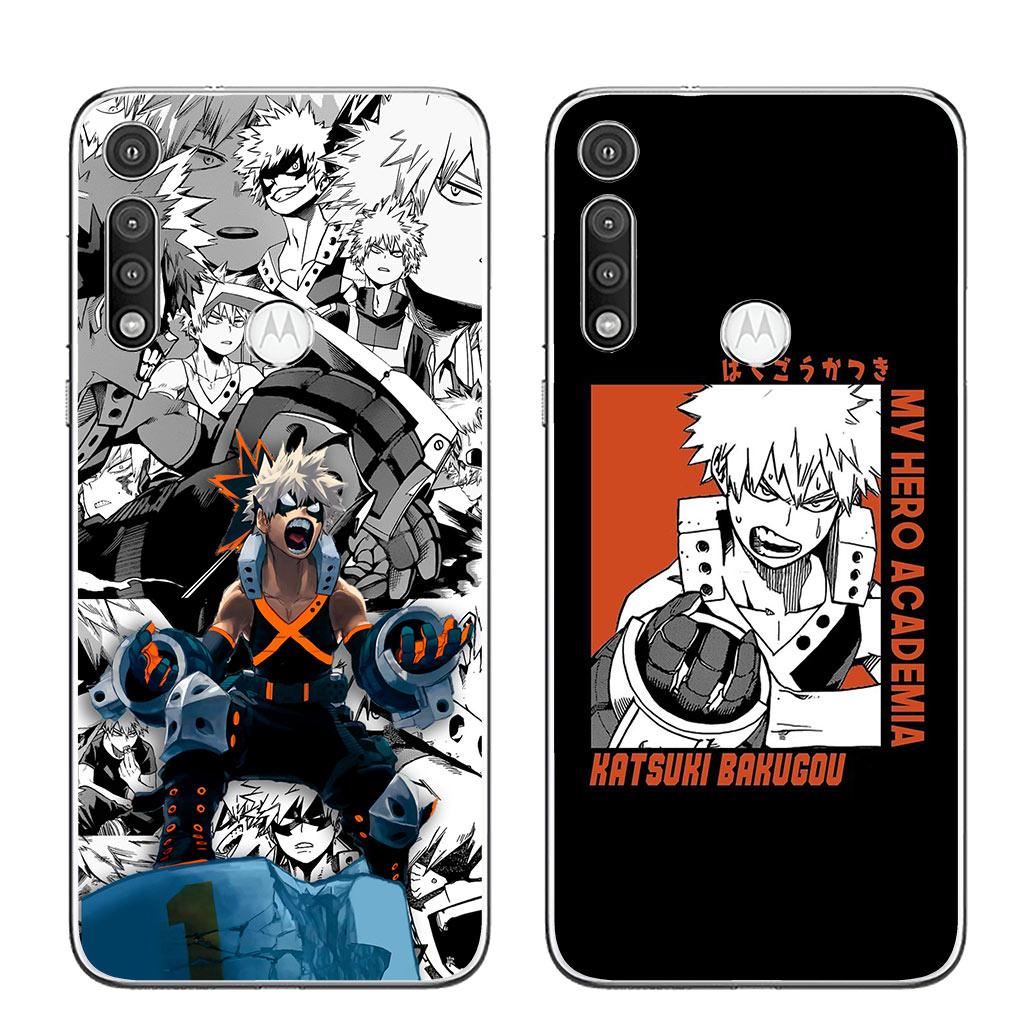 My Hero Academia Katsuki Bakugo BNHA Phone Cover for Motorola Moto Edge 40 50 Pro 30 Neo 20 Ultra One Fusion E22 E40 E30 Case