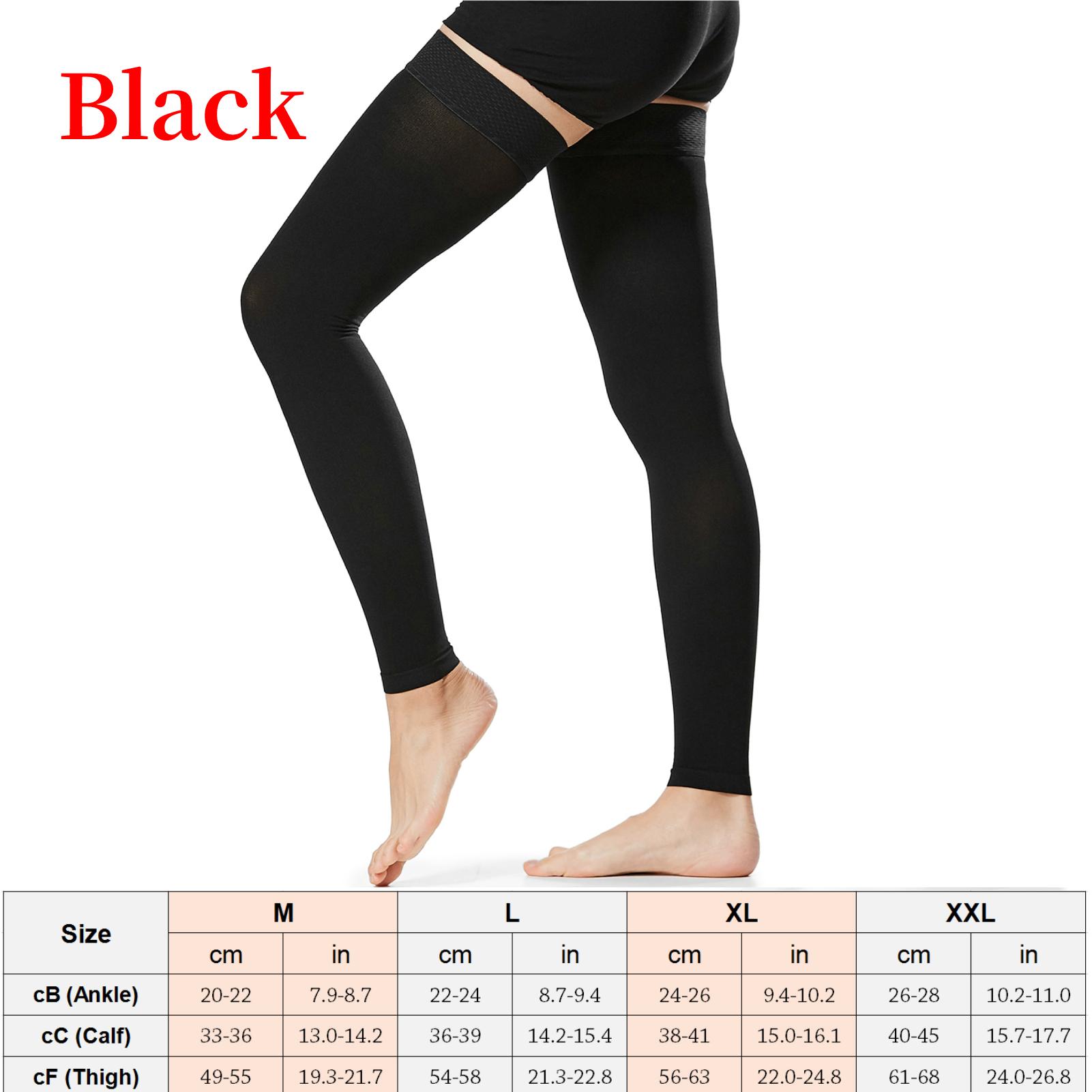 

Компрессионные чулки, улучшающие кровообращение, компрессионные носки для похудения, анти-усталость, удобные однотонные носки для мужчин и женщин XXL чёрный