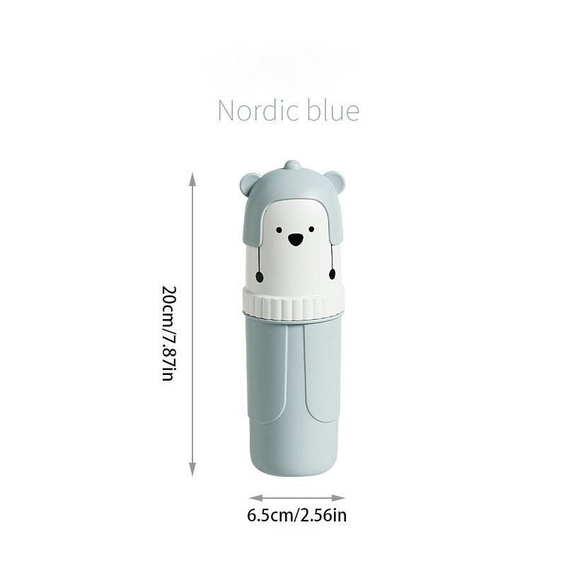 1pcs Portable Toothbrush Holder Box Travel Toothbrush Cup Mouthwash Cup Toothpaste Storage Container Bathroom Outdoor Supplies
