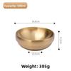 Stainless Steel Bowl Double Layer Thickened Large Capacity Noodle Bowl for Cold Noodles Ramen Mixing Rice Soup Bowl