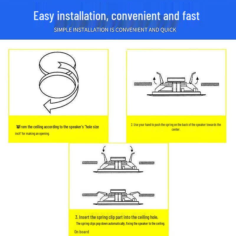 SAST TH1-8 50W Ceiling Speaker (CN Version)