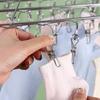 Stainless Steel Windproof Clothespin Laundry Hanger Clothesline Dryer Bra Towel Rack Clothes Airer Peg Hook Drying Sock P2i5