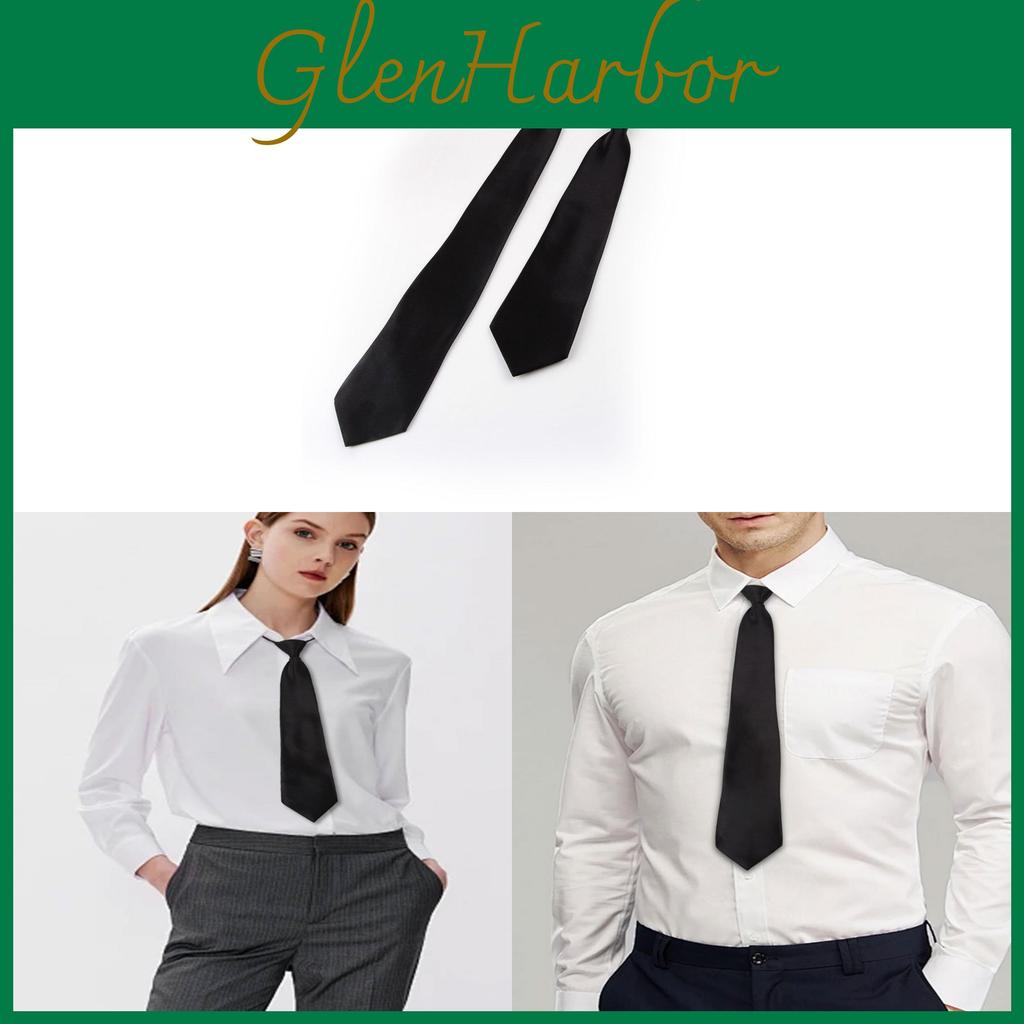 Childrens Polyester Arrow Style Tie With Zipper For Casual School Attire
