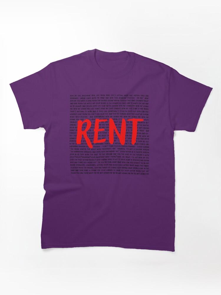 Rent a Hero Rent lyrics Classic Unisex T-Shirt