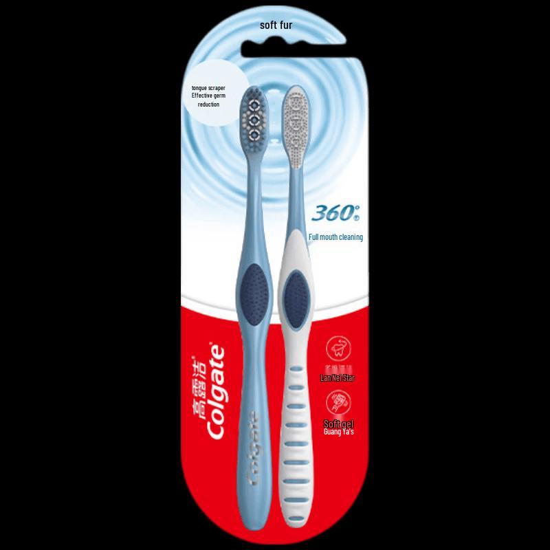 Colgate 360° All-Round Oral Cleaning Toothbrush 2-Pack