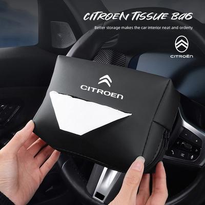 Boîte de rangement pour mouchoirs en papier pour intérieur de voiture Pour C5X C3 C4 Aircross Picasso Cactus Celysee e-C3 e-C4 C6 C1 C2 Berlin