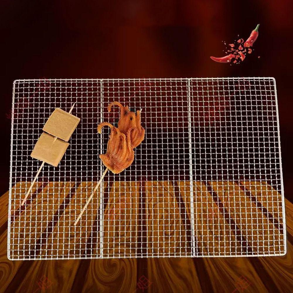 Iron Wire Grill Racks Reusable Roast Grate Net New Cooking Net Tool