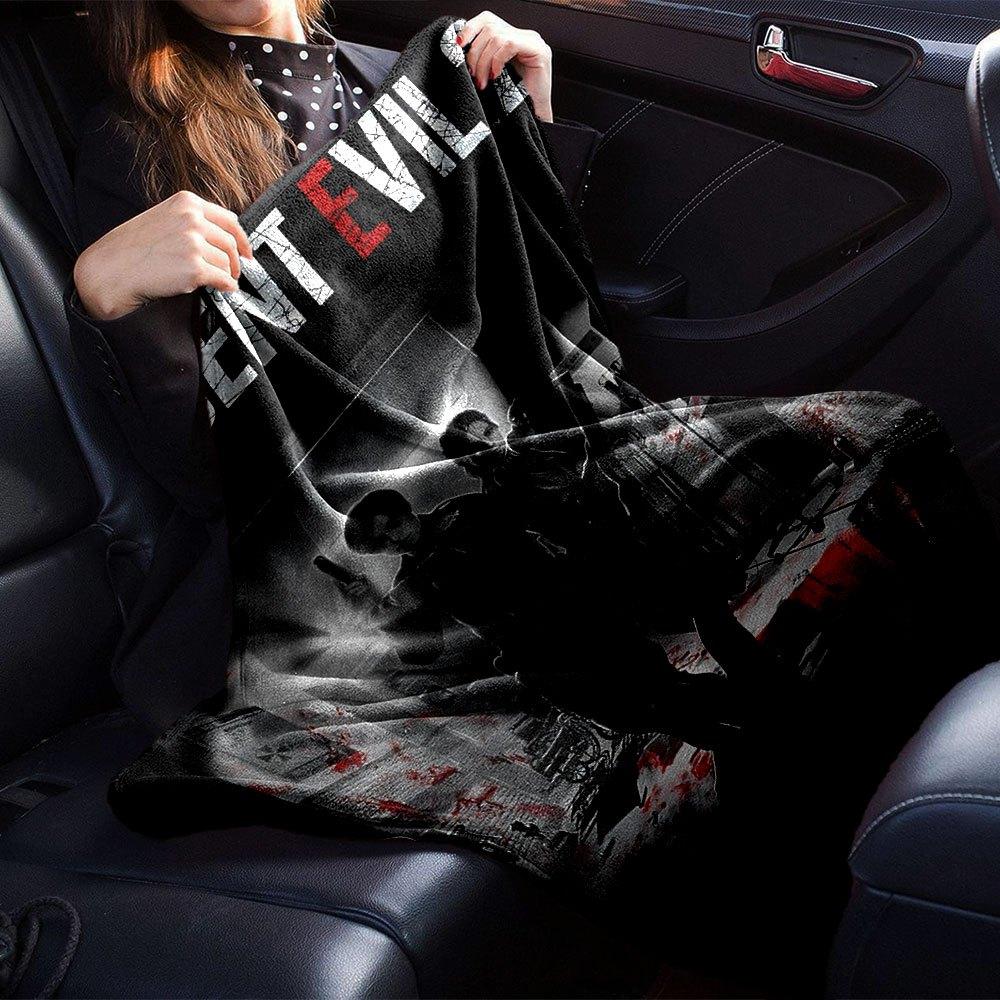 1pc Resident Evil 11 Blanket Soft Warm Throw for Home, Office, Travel All Season Cozy Bedding Gift, Office Cozy Accessor