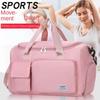 Sturdy Travel Luggage Bag Foldable Large Capacity Handbag Shoulder Bag Nylon Duffle Bag  Girl