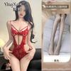 Sexy underwear, sexy lace suspender set, small chest, pure desire bra, hot bed, new onesie clothing