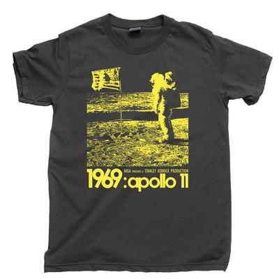 STANLEY KUBRICK Apollo 11 T Shirt 2001 Space Ship Odyssey Tee Blu Ray DVD Poster