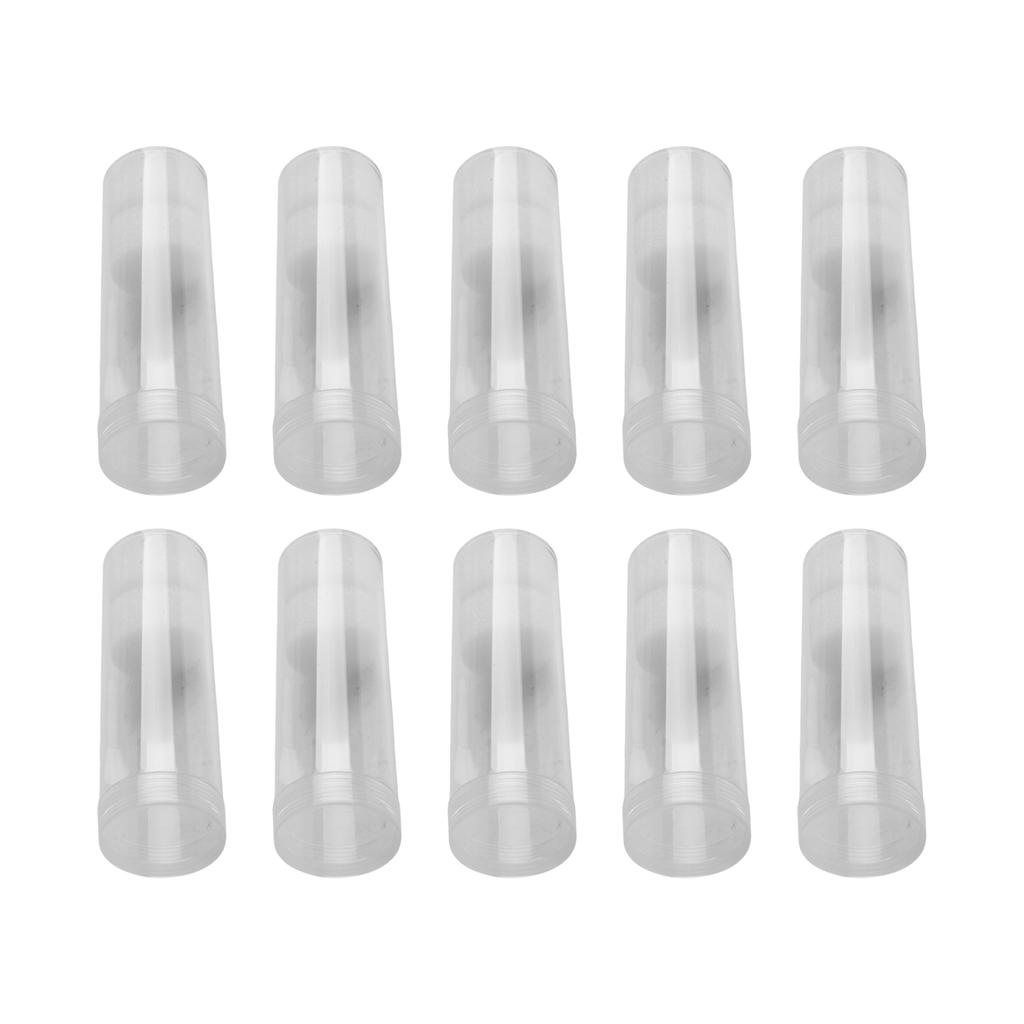 Portable Coin Storage Tube Holder Tube Transparent Protection Collection