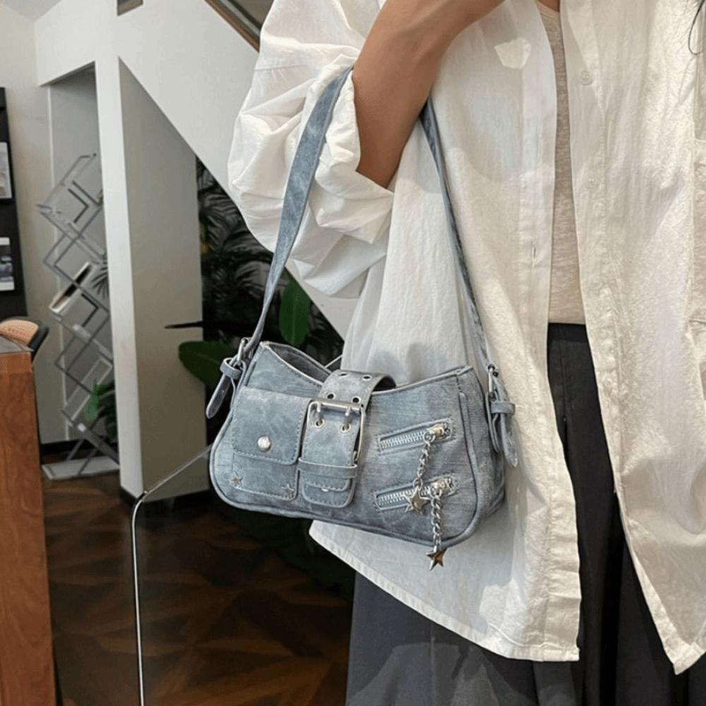 Rivet Y2K Underarm Bag Star Retro Crossbody Bag Fashion Spicy Girl Shoulder Bag  Girls