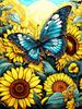 Diy Diamond Painting Mosaic Butterfly Sunflower Full Square/Round Embroidery Cross Stitch Set Animal Floral Home Decor