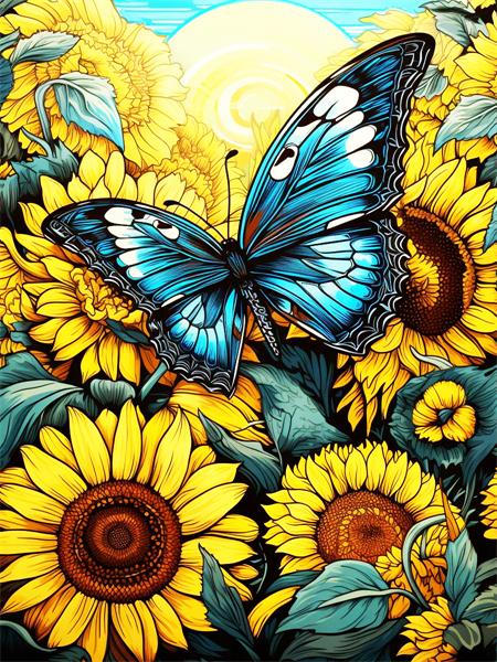 Diy Diamond Painting Mosaic Butterfly Sunflower Full Square/Round Embroidery Cross Stitch Set Animal Floral Home Decor