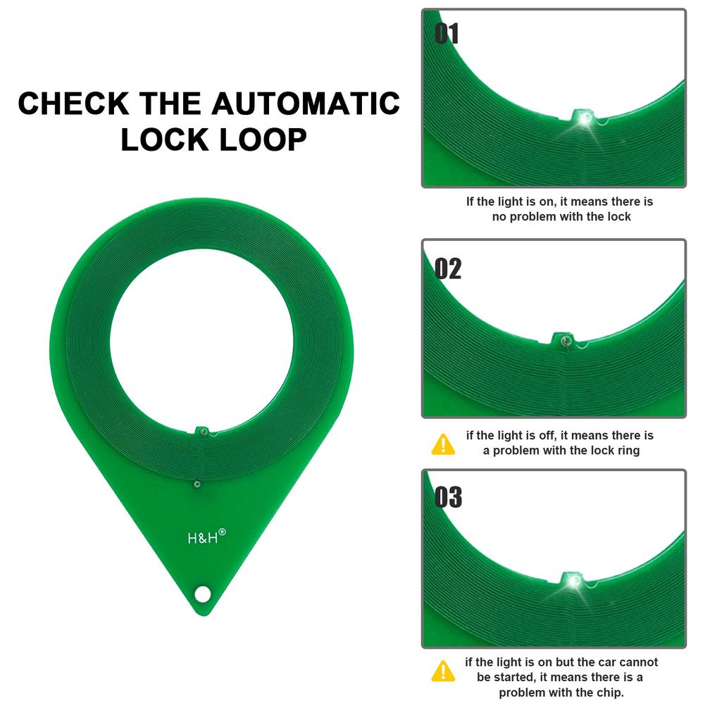Car Test Coil Automotive Induction Signal Detection Card Auto Diagnostic Tool Auto Lock Check Ring