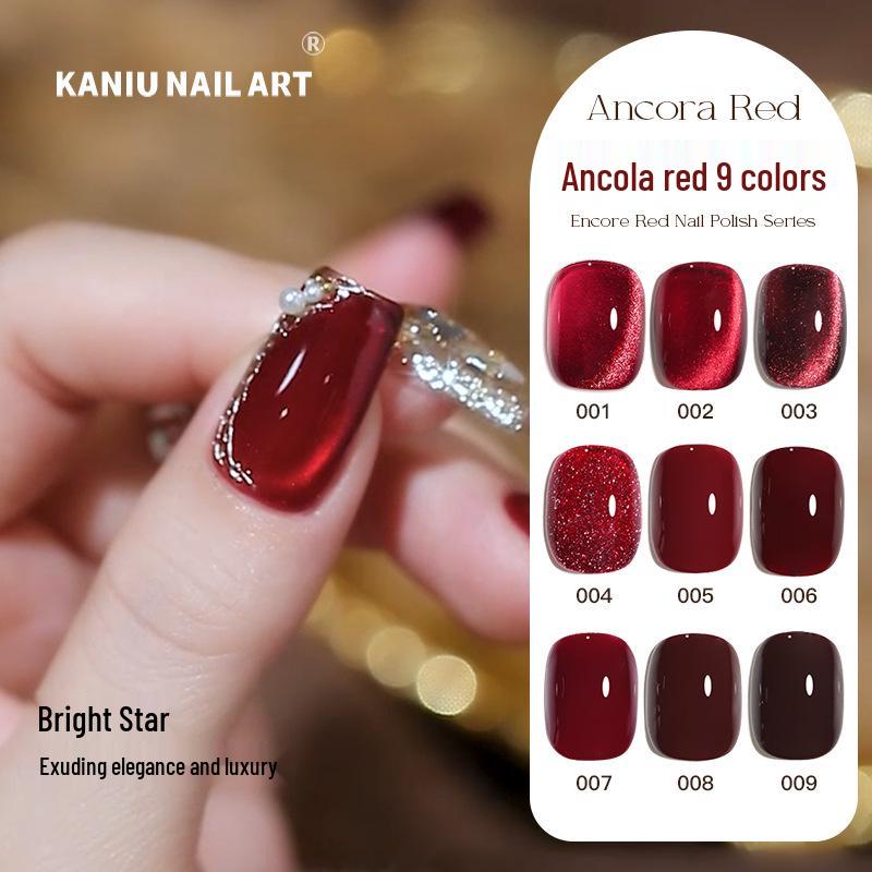 

Ancola Red Autumn/Winter Cherry Cat Eye Gel Nail Polish - Bestseller