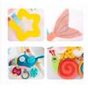 Newborn Infant Soft Plush Toy Teether Rattles Toys Baby Educational Toys Brain Developmental Hand Grip Cute Stuffed Animal Toys