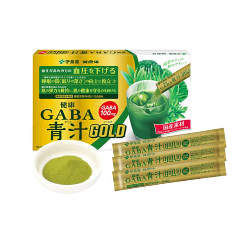 

[Ito En Healthy Body Official Online Store] Healthy GABA Green Juice GOLD Powder Sticks (30 sticks) Functional Food, Easy to Drink, Delicious, Refresh