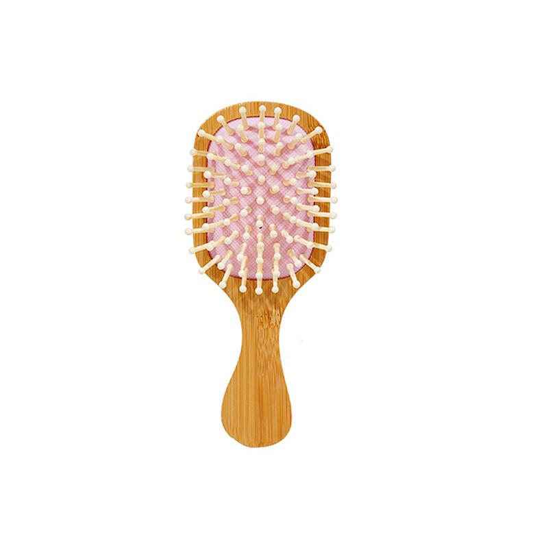 1Pc Wood Comb Professional Healthy Paddle Cushion Hair Loss Massage Brush Hairbrush Comb Scalp Hair Care Healthy Bamboo Comb