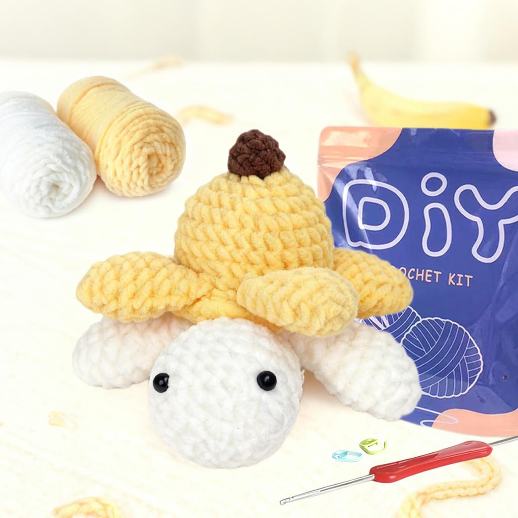 Turtle Knitting Kit for Beginners, Perfect Gift Idea for Craft Enthusiasts(Accessories In Random Color)