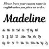 Cooltime Custom Necklace Woman Stainless Steel Personalized Gold Color Chain Letter Necklace Jewelry Birthday's Day Gift