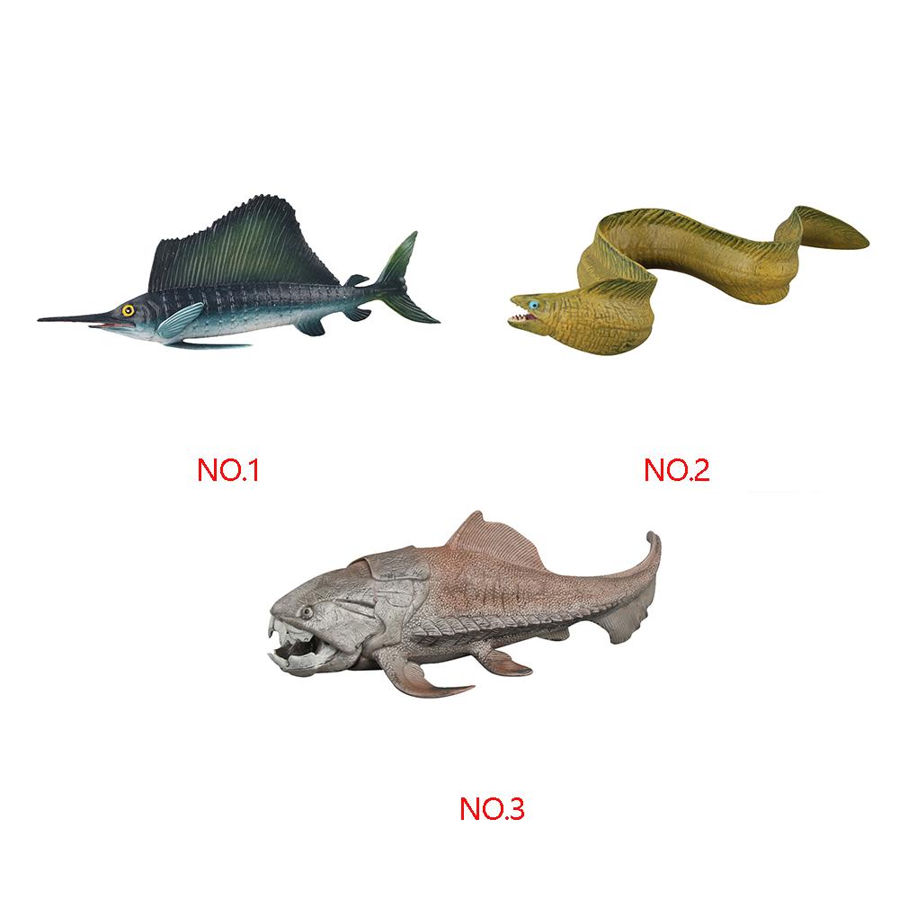 Bonrich Simulated Marine Animal Kids Children Educational Toy Plastic Lifelike Creatures Sea Life Home Decoration