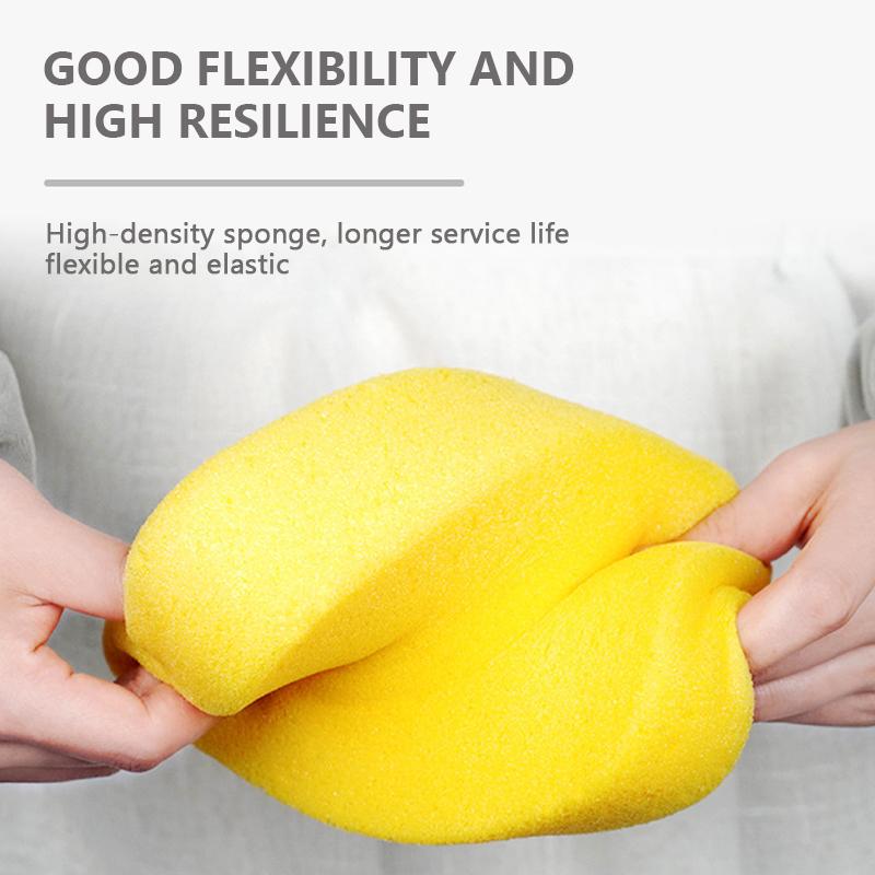 SEAMETAL Car Accessories Waxing Sponge Super Soft Polishing Honeycomb Car Yellow Sponge Block