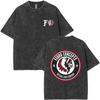 Forward Observations Group Vintage Washed Tshirt Men Women Fashion Oversized Short Sleeve Male Casual High Quality Cotton Tees