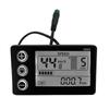 Elektrisk sykkelskjerm 24V/36V/48V vanntett LCD-skjerm S866 kontrollpanel Dashboarddisplay for elsykkelscooter