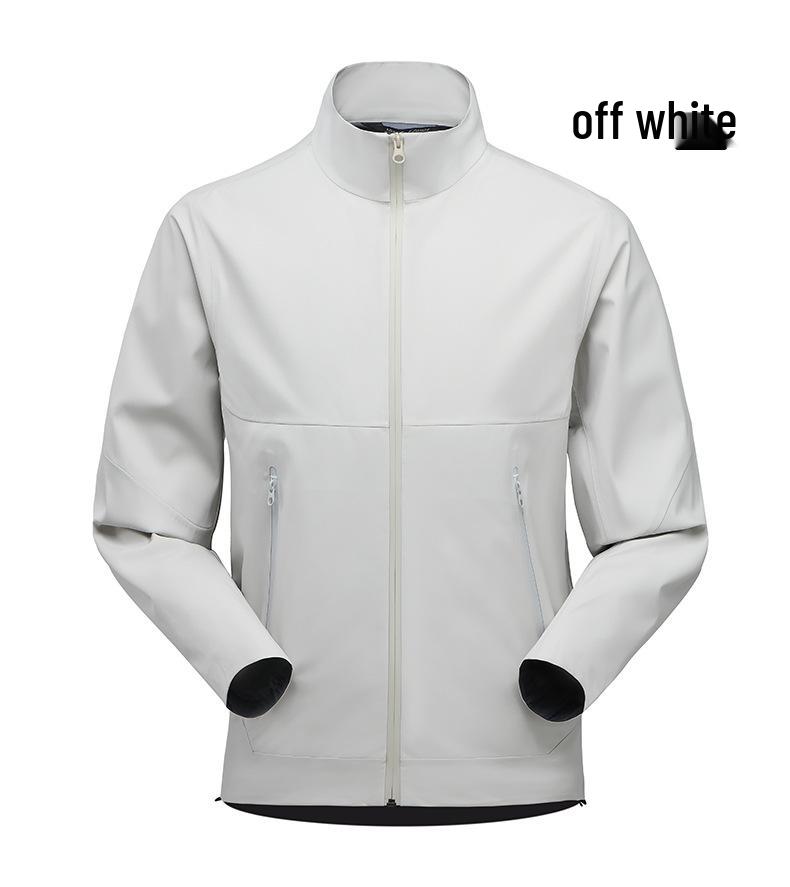 Men's & Women's Trendy Waterproof Windbreaker Jacket with Stand-up Collar for Camping & Mountaineering