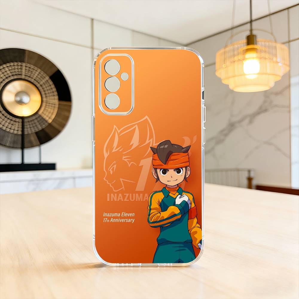 

Inazumas Anime E-Eleven Phone Case For SamsungA10,12,20,21S,30,31,40,50,51,52,70,71 Transparent Cover Samsung a12