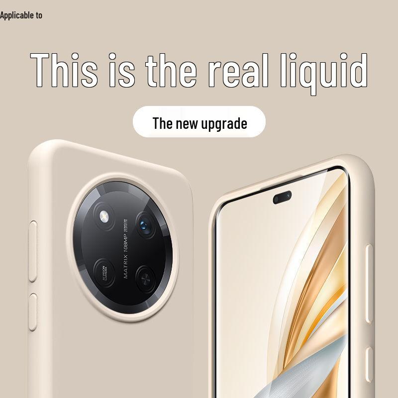 Honor X60 Pro Liquid Silicone Case - Soft, Anti-Drop Protective Cover for Women