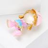Fashion Brick-Moving Little Girl Brooch Niche High-End Women'S Dress Suit Jewelry Corsage Matching