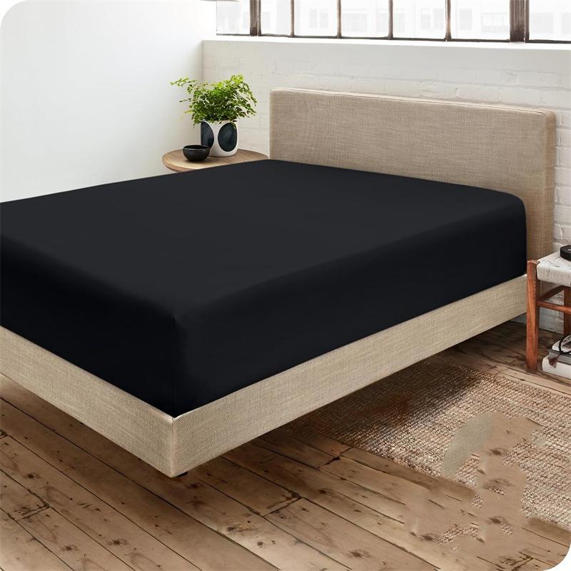 Waterproof Bed Sheet Bedcover Solid Color Bed Protector Cover Mattress Topper Quilted Cotton Waterproof Bed Sheet