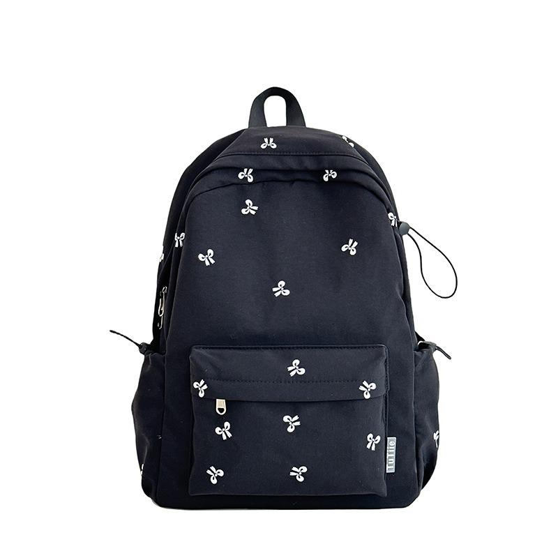 School bag new high value fresh sweet candy color backpack junior high school students lightweight travel backpack