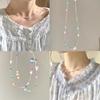 Bohemian Fish Line Beads Choker Candy Color Beach Jewelry Summer Clavicle Necklace For Women Charm Invisible Fishing Line Choker