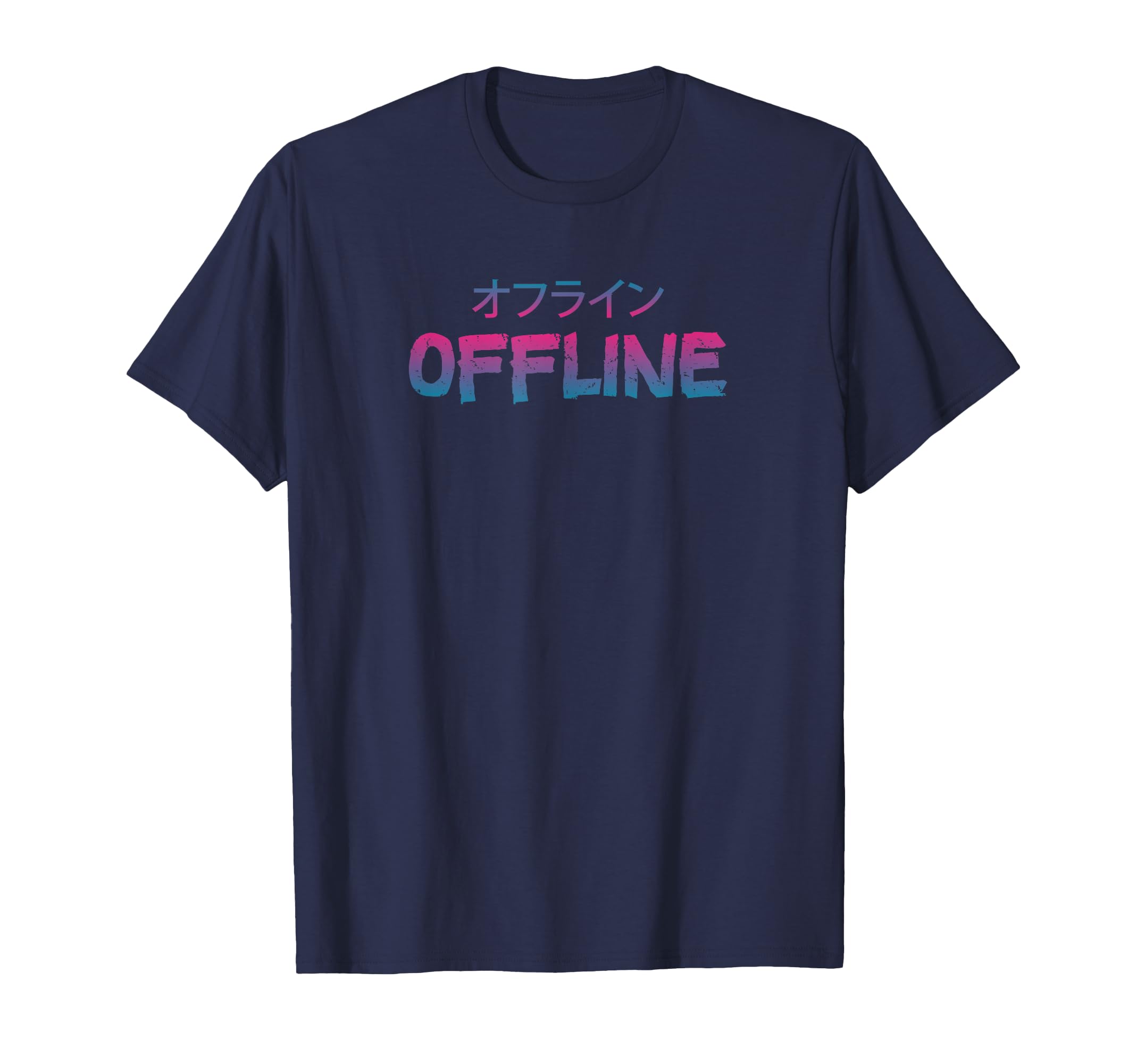 Ofurain Offline Shirts Anime Goods Japanese Aesthetic Anime T-Shirts чёрный
