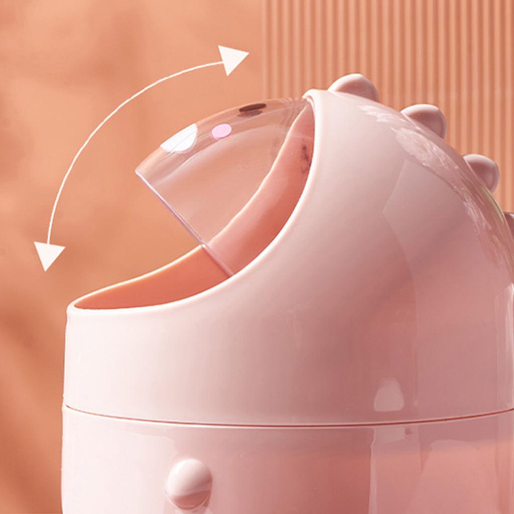 Desktop Trash Can Multifunctional Storage Bucket   Cover Cartoon Container Small Waste Bin for Home School