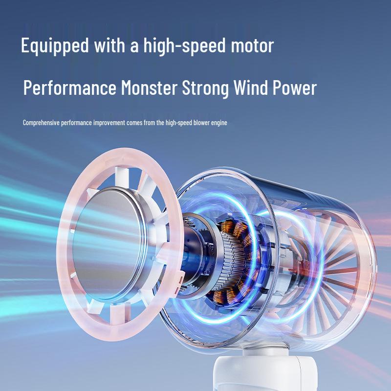 Portable Smart Handheld Semiconductor Cooling Fan with Digital Display