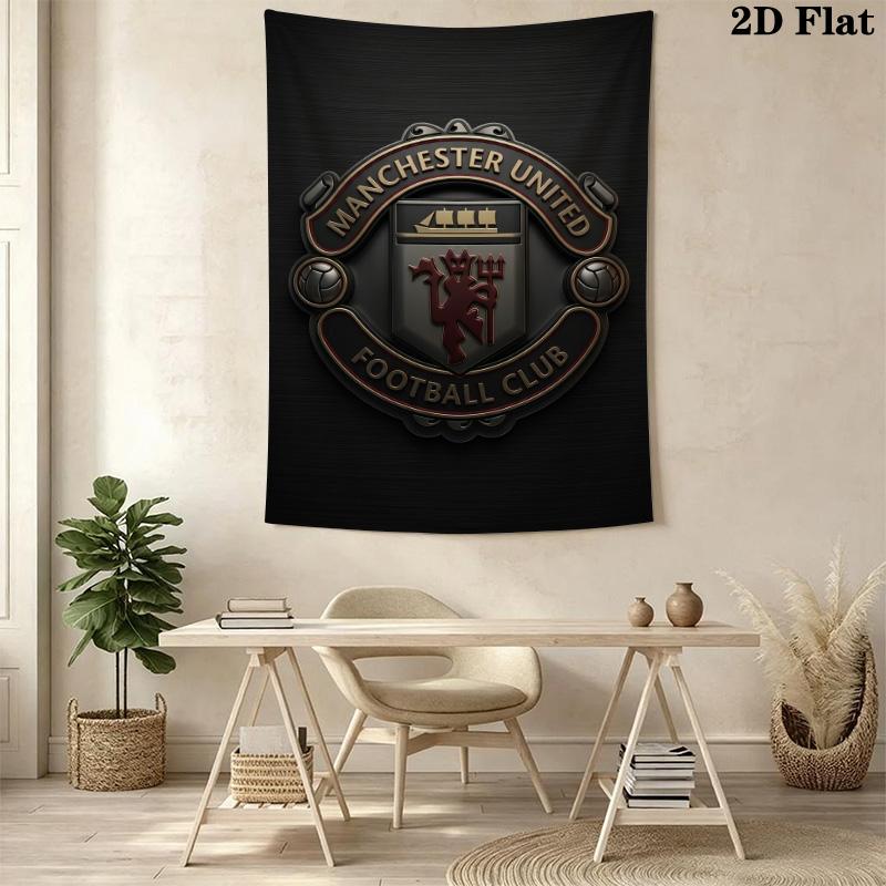 Manchester Football Club Crest Bedding 1 Duvet Cover 2 Pillowcase Without Core Soft And Comfortable Christmas Birthday Gift Bedding Set