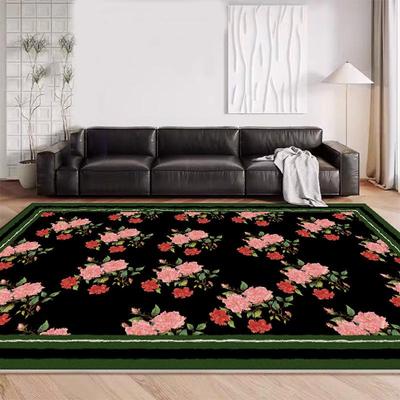 Luxuriöser, ganzjähriger, rutschfester Kaschmir-Imitat-Teppich für das Wohnzimmer