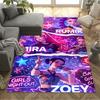 1pc K-pop Demon Hunters Rug Home Carpet Decoration Office Decor Gift Living Room Bedroom
