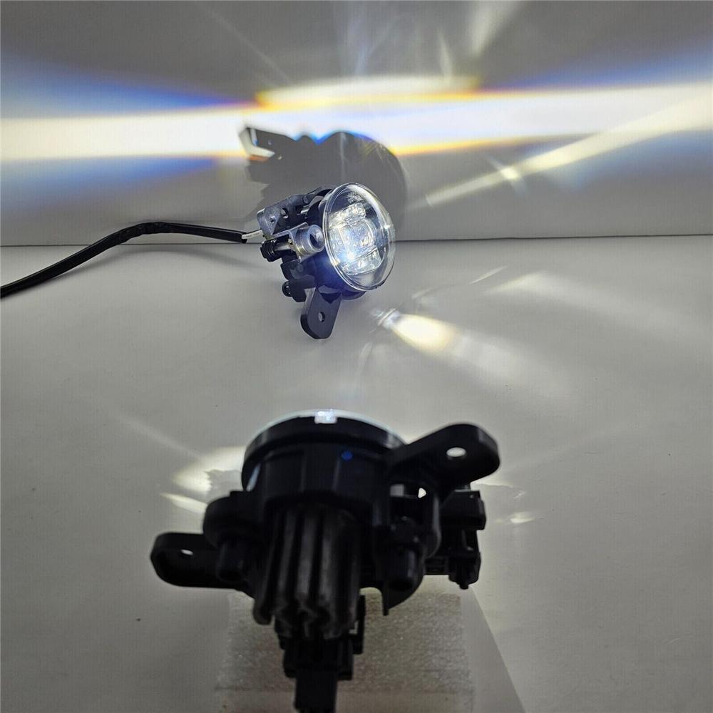 LH+RH LED Fog Lights with Bezel & Wire Harness & Switch For GMC Canyon 2023 2024