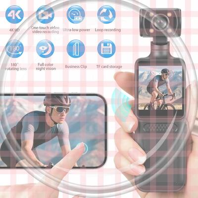 2025 New Mini Camera WIth Wifi Hotspot 4K Portable Digital Video Recorder Body Camera Night Vision DVR Miniature Camcorder