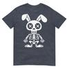 Funny Dead Bunny Skeleton Dark Easter Humor Teens Adults Tshirt