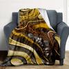 Abstract Flow Flannel Blanket Throw Blanket Soft Warm Sofa Bed Camping Car Home Decor Unique Christmas Gift C9302334