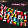 National Flags String Club Bar Decoration 14x21cm Football Bar Party Hanging Flags Banners American Ukraine Parade Flags