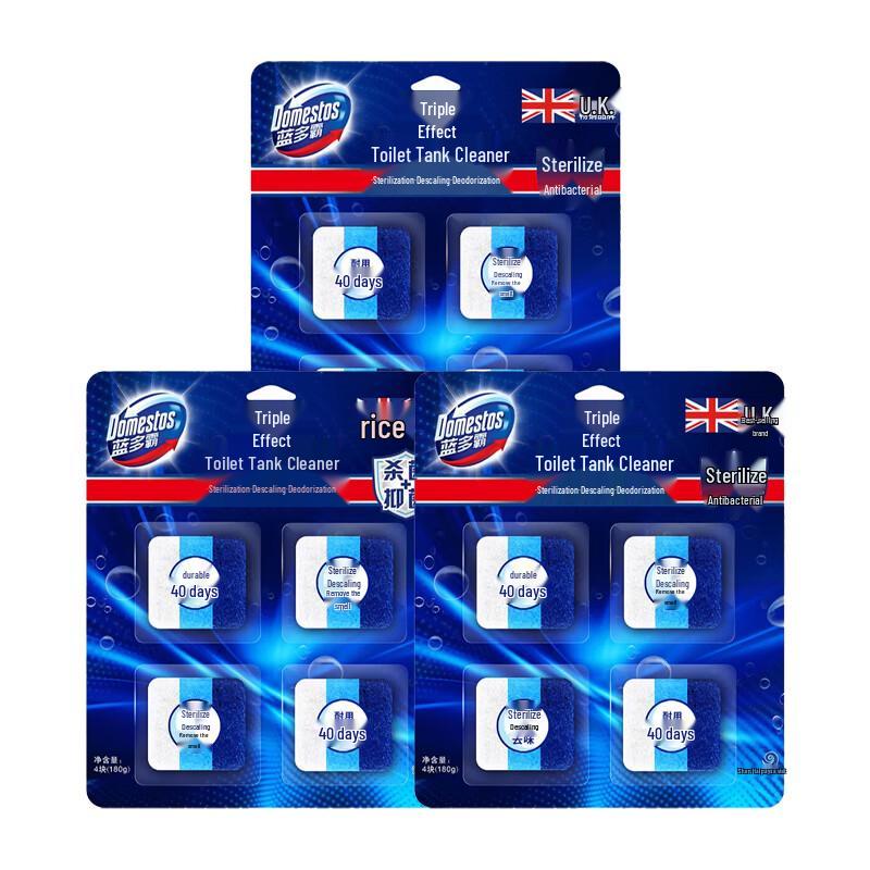 DOMESTOS Triple Effect Toilet Tank Blocks